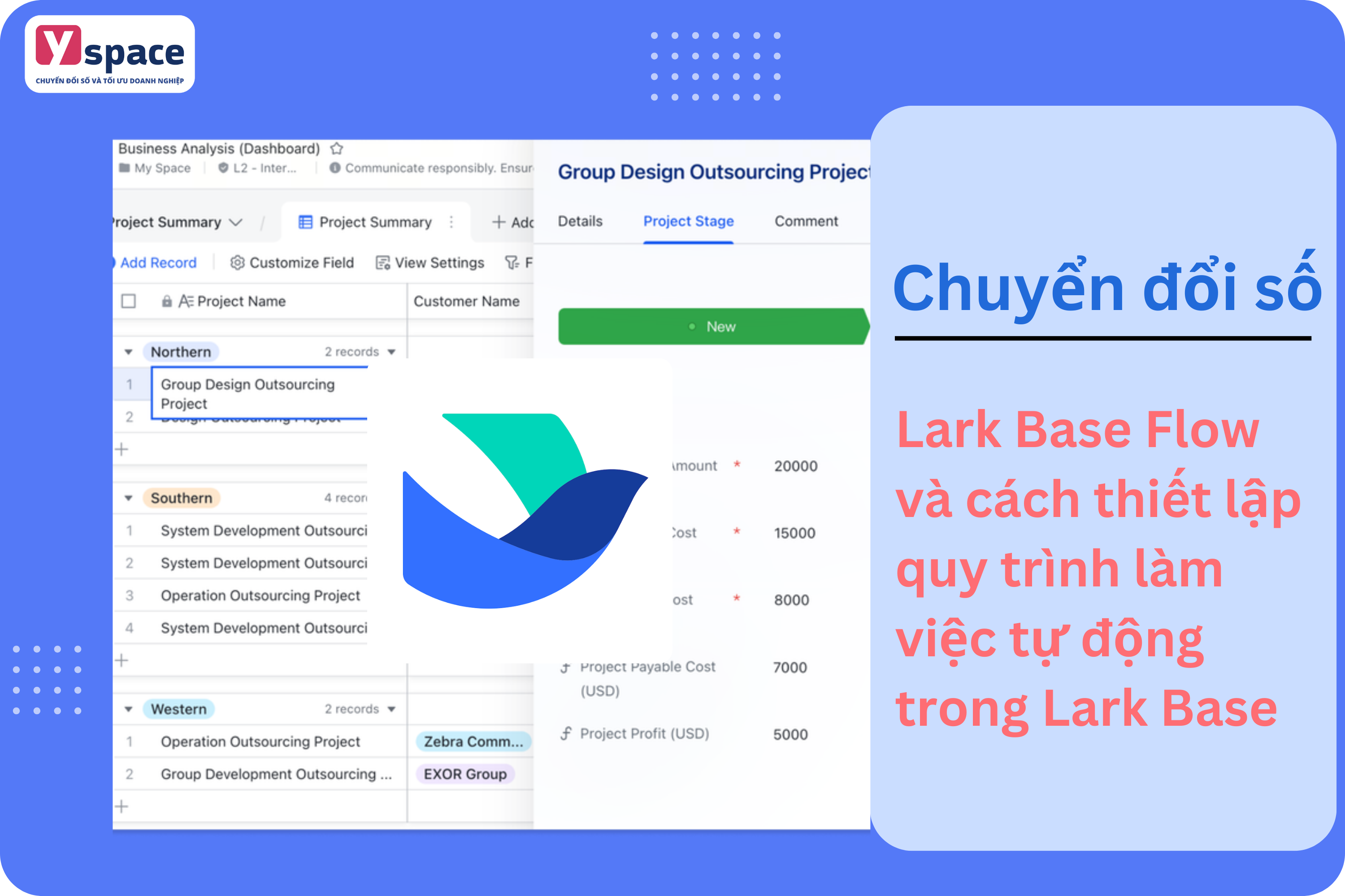 Lark Base Flow và cách thiết lập quy trình làm việc tự động trong Lark Base