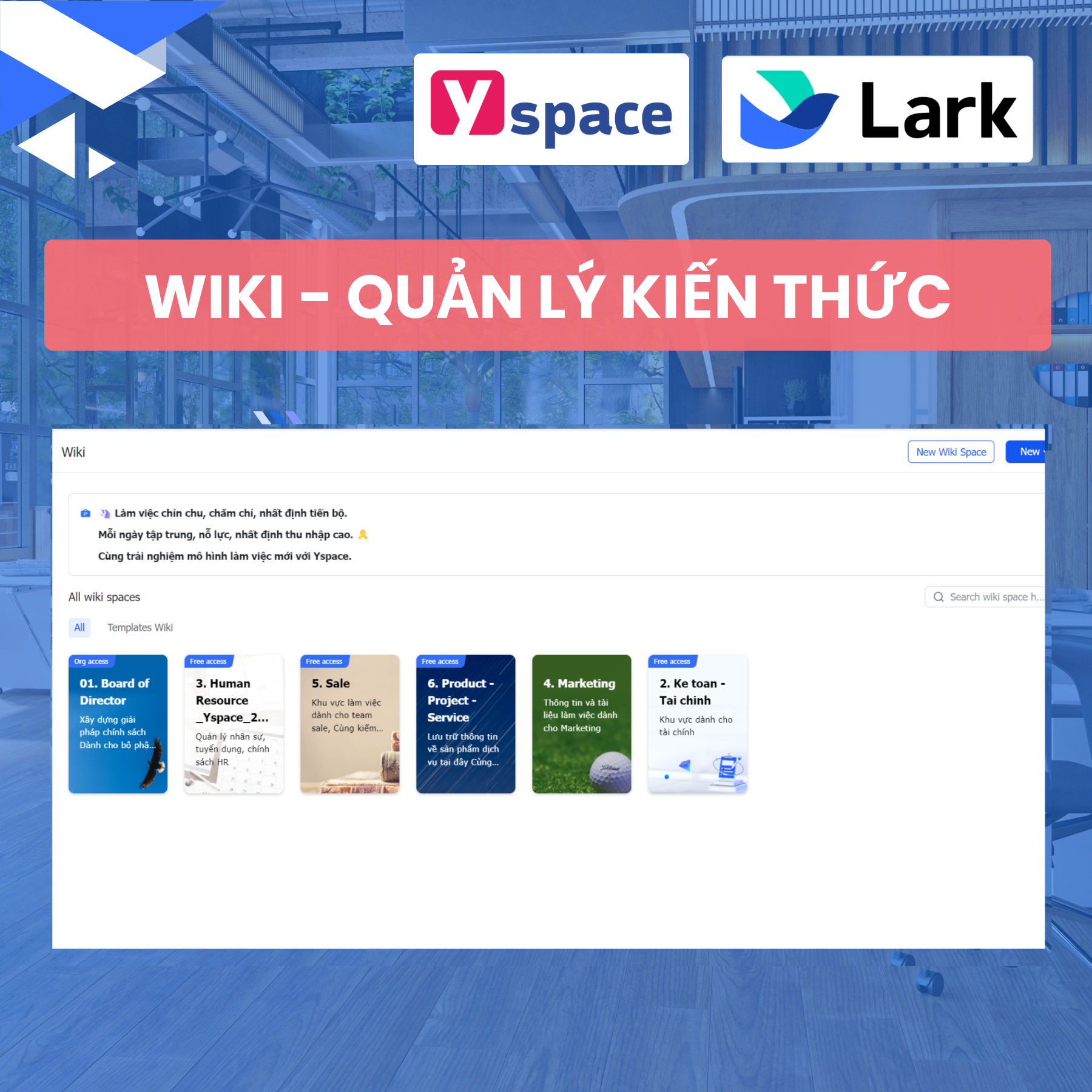 Sự đóng góp của Wiki trên nền tảng Larksuite (Lark) trong quá trình vận hành của doanh nghiệp