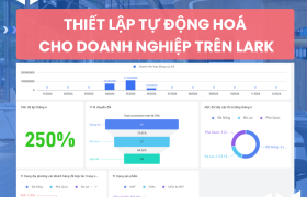 Giảm chi phí, tăng năng suất khi thiết lập tự động hoá vào quy trình kinh doanh trên Lark (Larksuite)