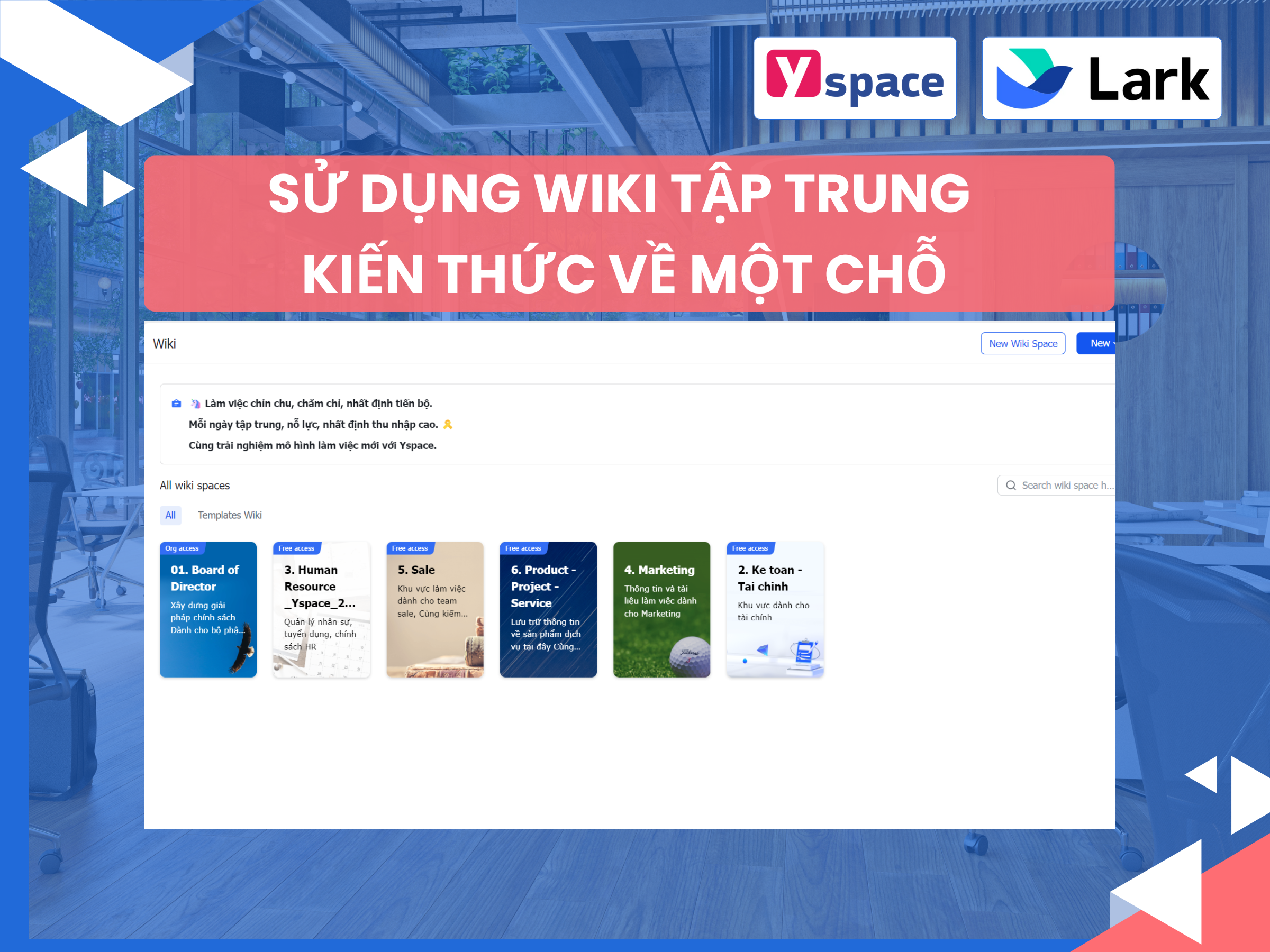 Khái niệm về Wiki và cách thiết lập các thành phần trên Wiki của nền tảng Larksuite (Lark)