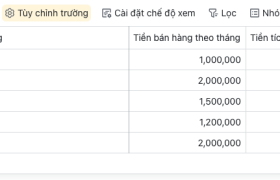 Hướng dẫn cách tính số tiền tích luỹ tự động cho bán hàng trên Larksuite (Lark)