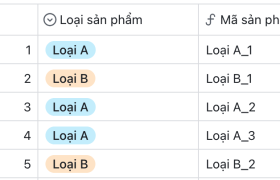 Cách đánh số thứ tự tự động mỗi loại sản phẩm mỗi số thứ tự trên Larksuite (Lark)