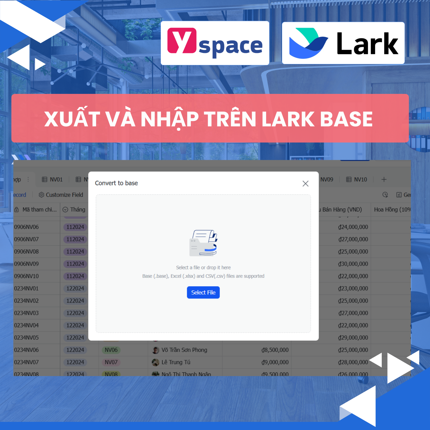 Các trường hợp cần lưu ý khi nhập và xuất trên Lark (Larksuite)