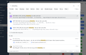 Nhân viên không tìm thấy tài liệu đào tạo: Hướng dẫn search thông minh trên Lark