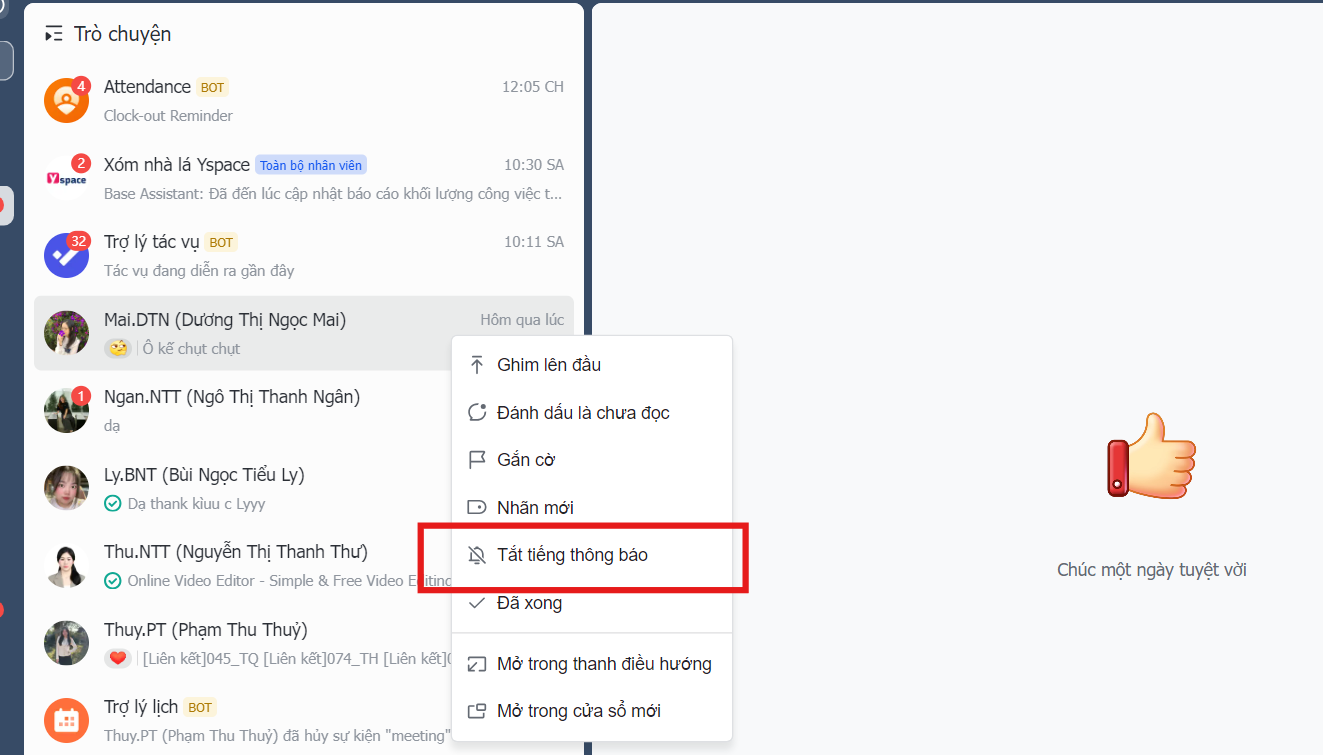 Thiết lập thông báo thông minh trên Lark: Chỉ nhận những gì thực sự cần thiết