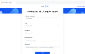 Hướng Dẫn Tạo Form Khảo Sát Thu Thập Dữ Liệu Trên Lark Base