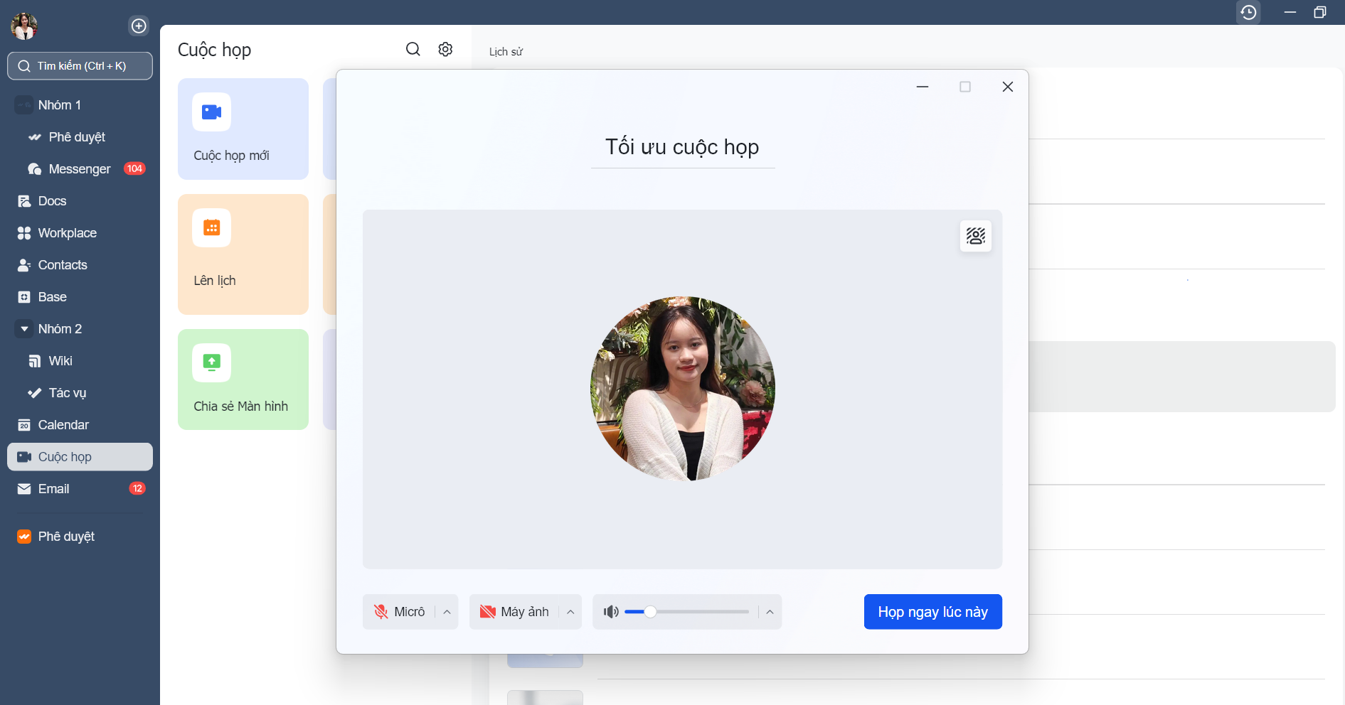 Tối Ưu Hóa Hiệu Quả Cuộc Họp Doanh Nghiệp Trên Lark